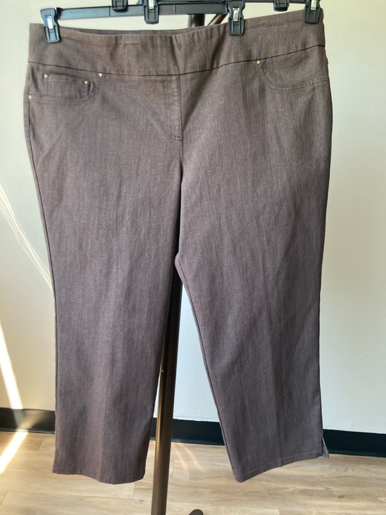 Ruby Rd. Pants - Ruby Rd ankle pant slimming contour waistband pant 24W